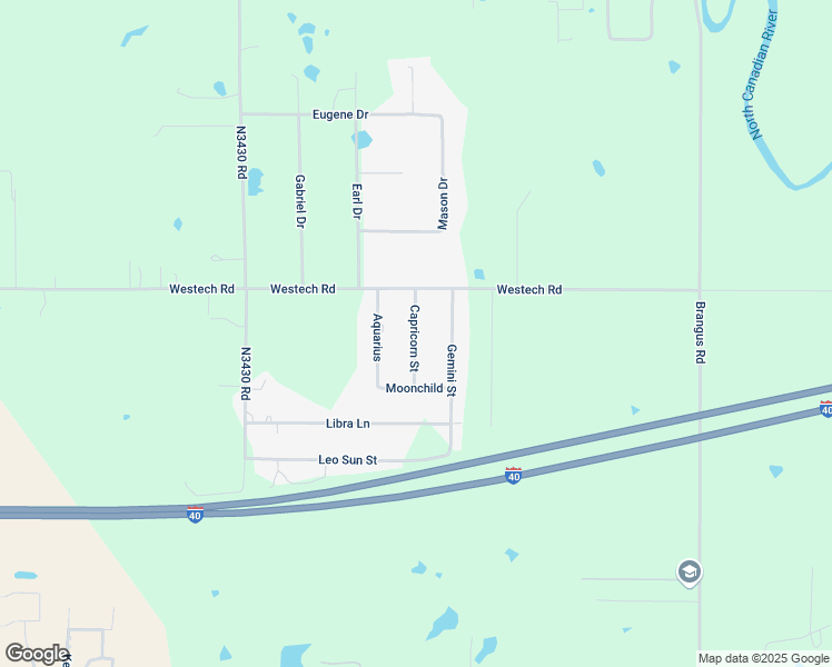 map of restaurants, bars, coffee shops, grocery stores, and more near 5603 Aquarius in Shawnee