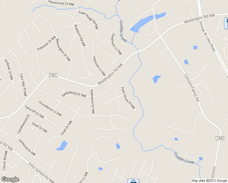 map of restaurants, bars, coffee shops, grocery stores, and more near 1737 Moreland Wood Trail Northwest in Concord