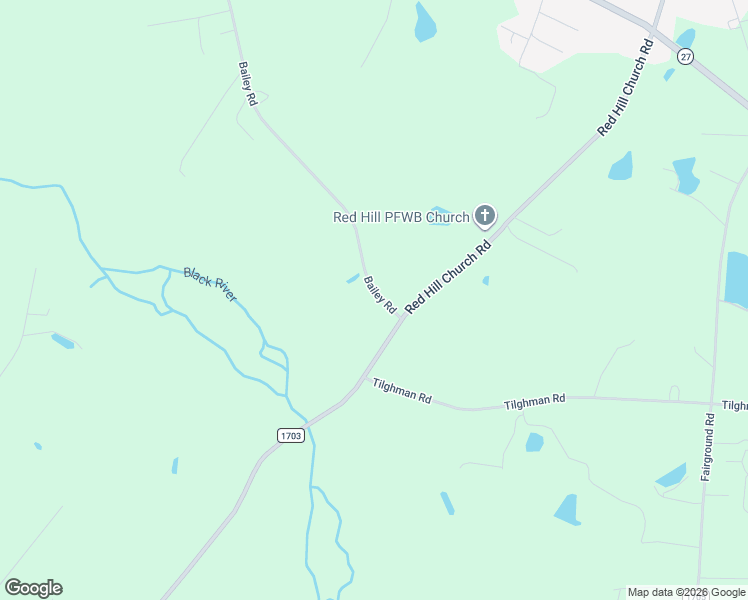 map of restaurants, bars, coffee shops, grocery stores, and more near 26 Bailey Road in Coats