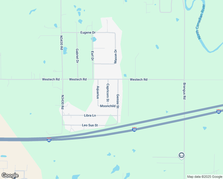 map of restaurants, bars, coffee shops, grocery stores, and more near 5603 Aquarius in Shawnee