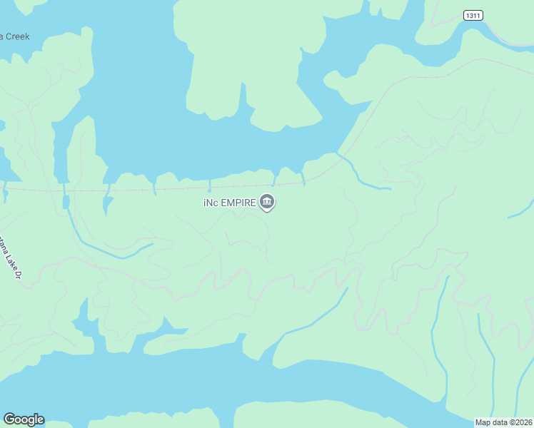 map of restaurants, bars, coffee shops, grocery stores, and more near 75 Eagles Way in Bryson City