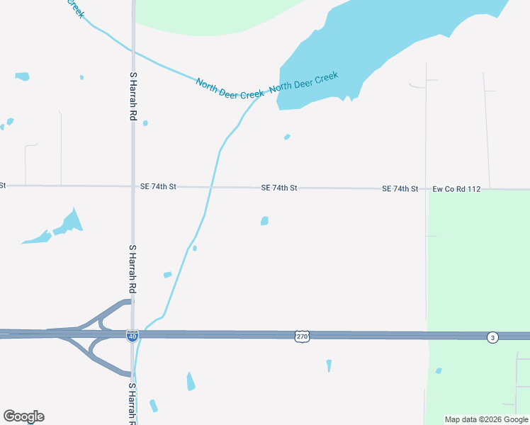 map of restaurants, bars, coffee shops, grocery stores, and more near 21420 Southeast 74th Street in Oklahoma City