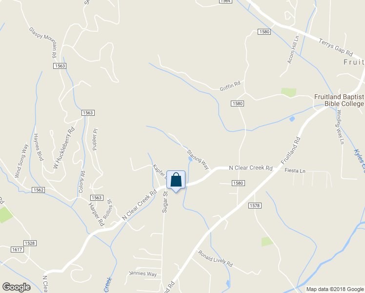 map of restaurants, bars, coffee shops, grocery stores, and more near 237 Starling Way in Hendersonville