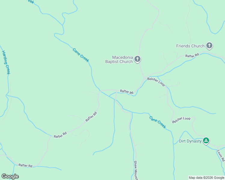 map of restaurants, bars, coffee shops, grocery stores, and more near 1798 Rafter Road in Tellico Plains