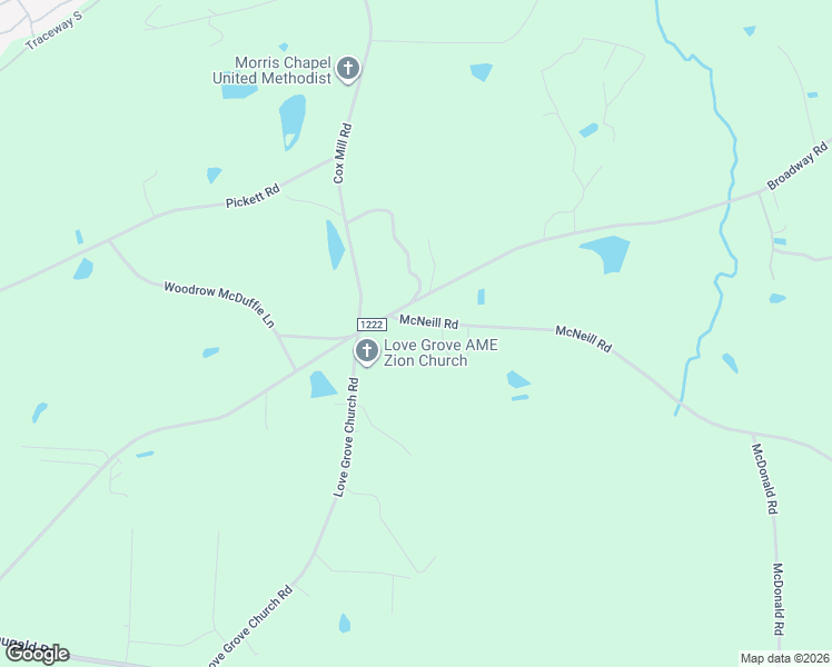 map of restaurants, bars, coffee shops, grocery stores, and more near 4293 McNeill Road in Sanford