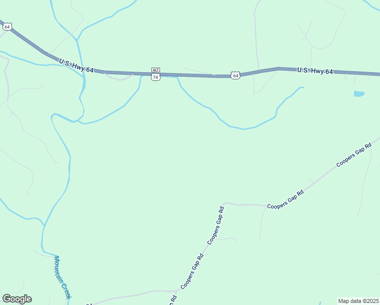 map of restaurants, bars, coffee shops, grocery stores, and more near 708 Coopers Gap Road in Rutherfordton