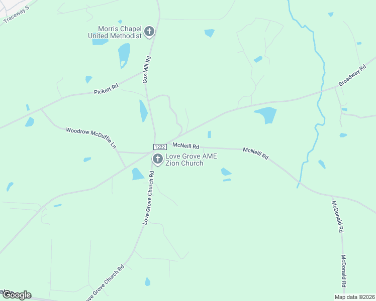 map of restaurants, bars, coffee shops, grocery stores, and more near 4293 McNeill Road in Sanford