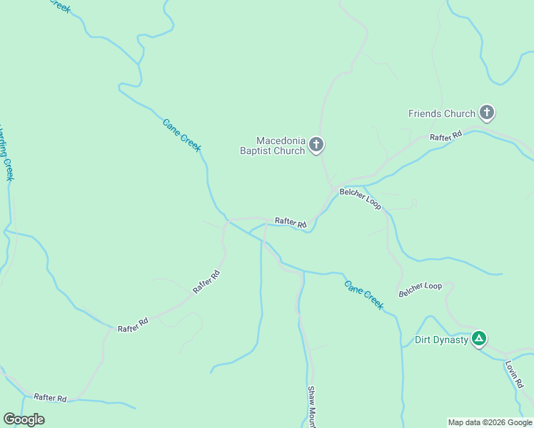 map of restaurants, bars, coffee shops, grocery stores, and more near 1798 Rafter Road in Tellico Plains