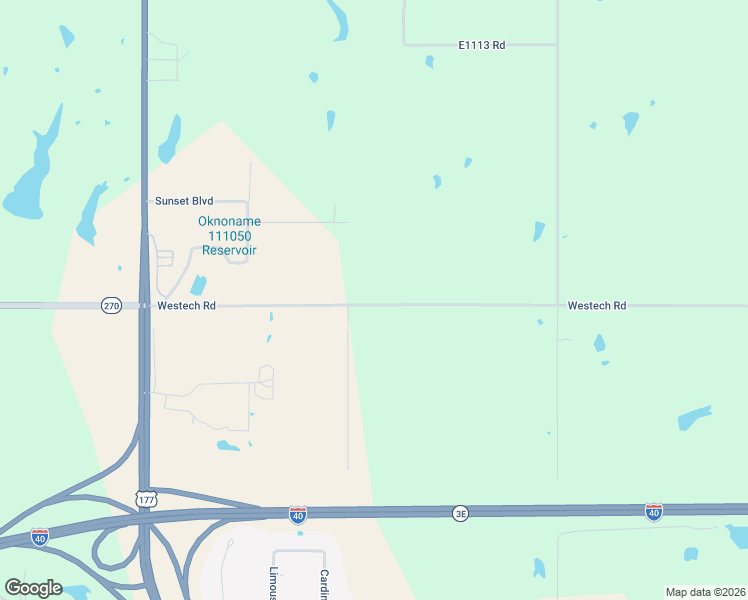 map of restaurants, bars, coffee shops, grocery stores, and more near 37409 Westech Road in Shawnee