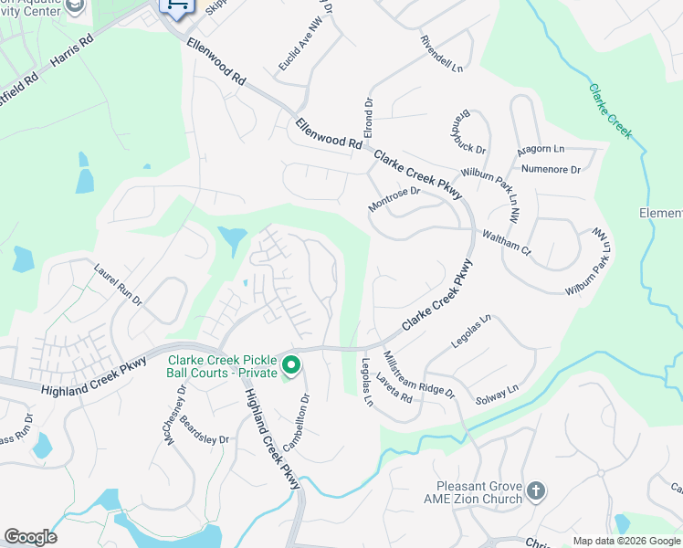 map of restaurants, bars, coffee shops, grocery stores, and more near 8515 Brookings Drive in Charlotte