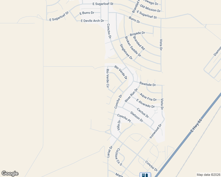 map of restaurants, bars, coffee shops, grocery stores, and more near 9251 Rio Verde Circle in Kingman