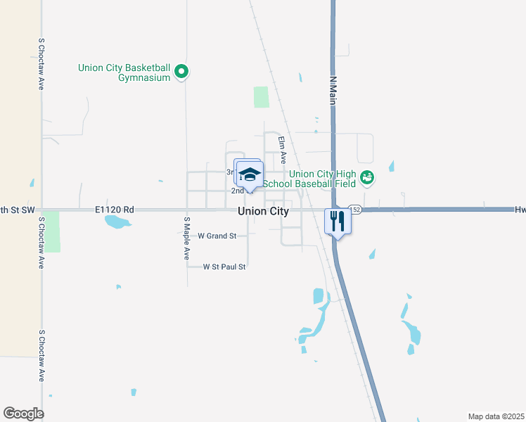 map of restaurants, bars, coffee shops, grocery stores, and more near in Union City