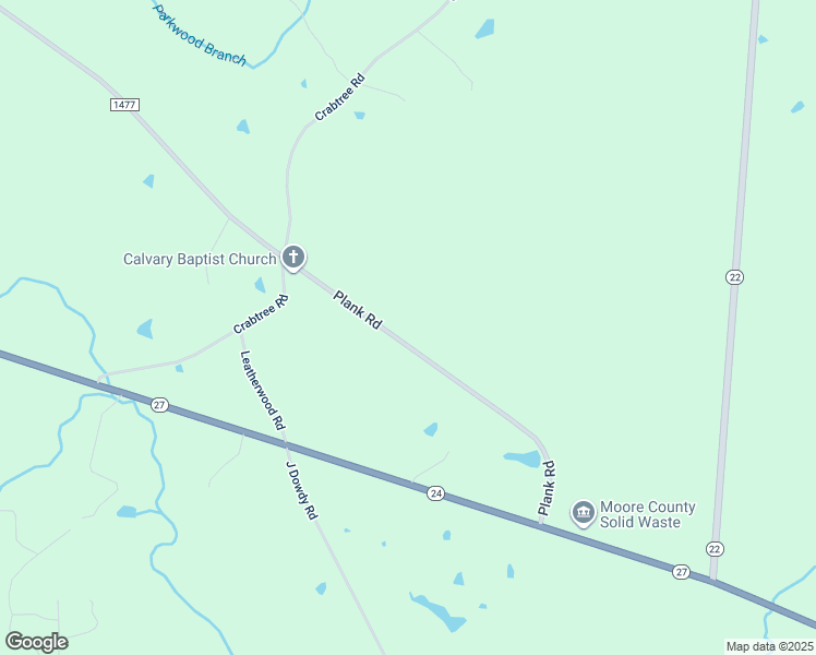 map of restaurants, bars, coffee shops, grocery stores, and more near 412 Plank Road in Carthage