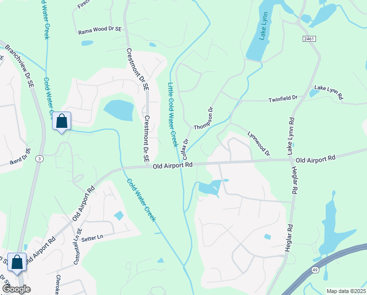 map of restaurants, bars, coffee shops, grocery stores, and more near Colfax Drive in Concord