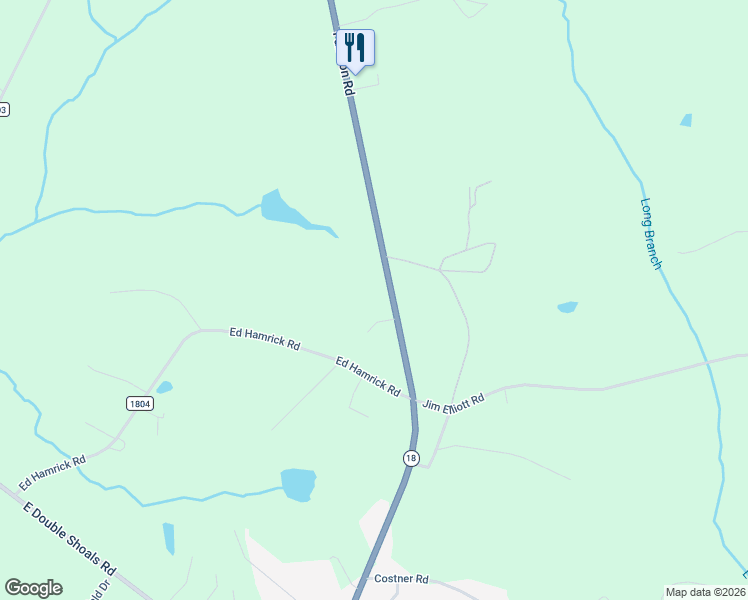 map of restaurants, bars, coffee shops, grocery stores, and more near 4029 Fallston Road in Shelby