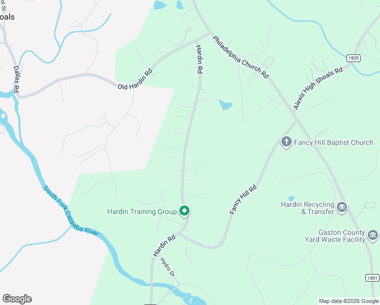 map of restaurants, bars, coffee shops, grocery stores, and more near 1214 Hardin Road in Dallas