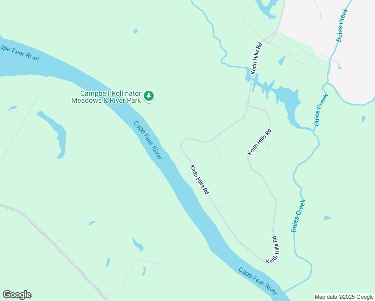 map of restaurants, bars, coffee shops, grocery stores, and more near 871 Keith Hills Road in Lillington