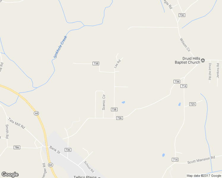 map of restaurants, bars, coffee shops, grocery stores, and more near 149 Lee Road in Tellico Plains