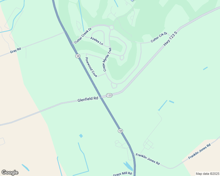 map of restaurants, bars, coffee shops, grocery stores, and more near 50 Magnolia Court in Hookerton