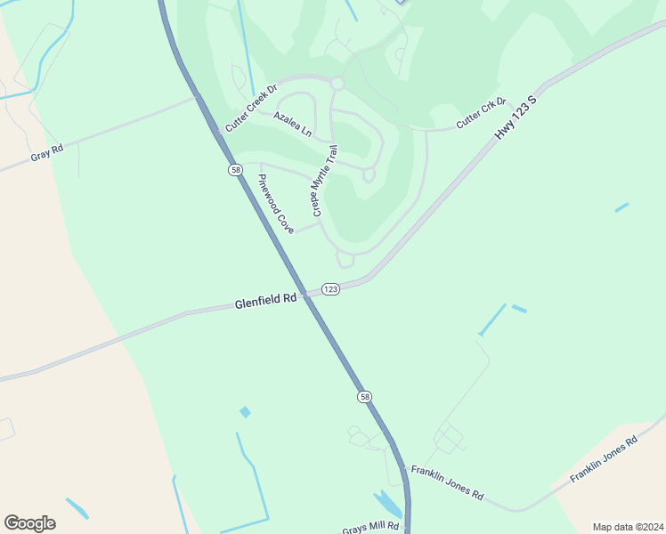 map of restaurants, bars, coffee shops, grocery stores, and more near 50 Magnolia Court in Hookerton