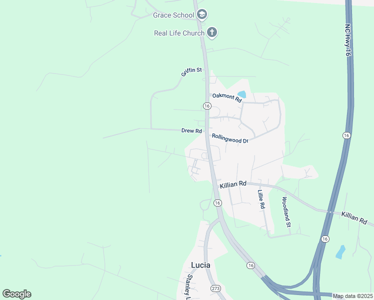 map of restaurants, bars, coffee shops, grocery stores, and more near 111 Hecht Place in Stanley