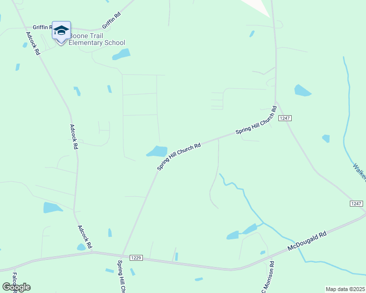 map of restaurants, bars, coffee shops, grocery stores, and more near 3669 Spring Hill Church Road in Lillington
