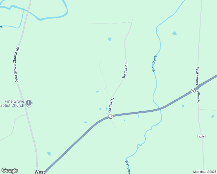 map of restaurants, bars, coffee shops, grocery stores, and more near 148 Morgan Road in Eagle Springs