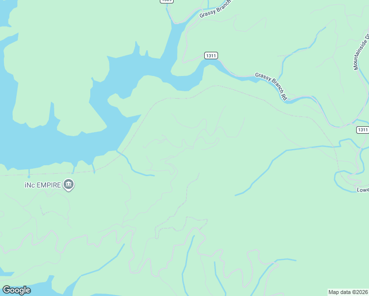 map of restaurants, bars, coffee shops, grocery stores, and more near Appalachan Way in Bryson City