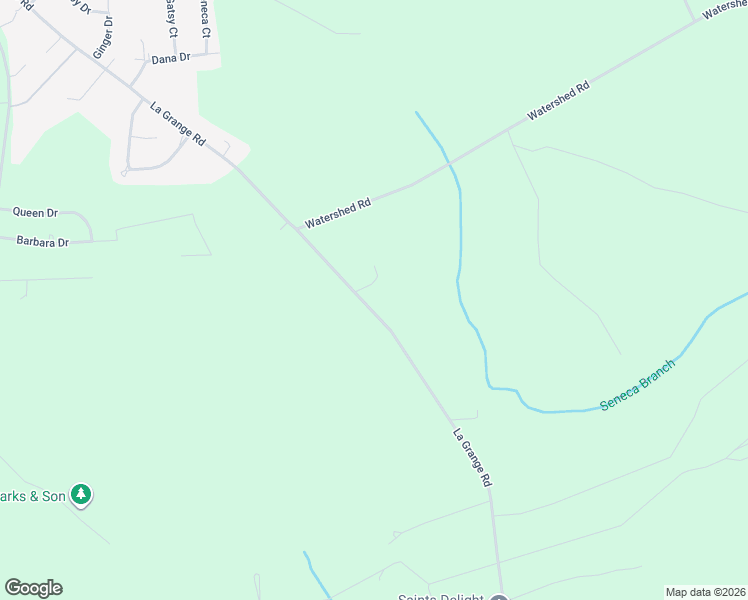 map of restaurants, bars, coffee shops, grocery stores, and more near 635 La Grange Road in La Grange