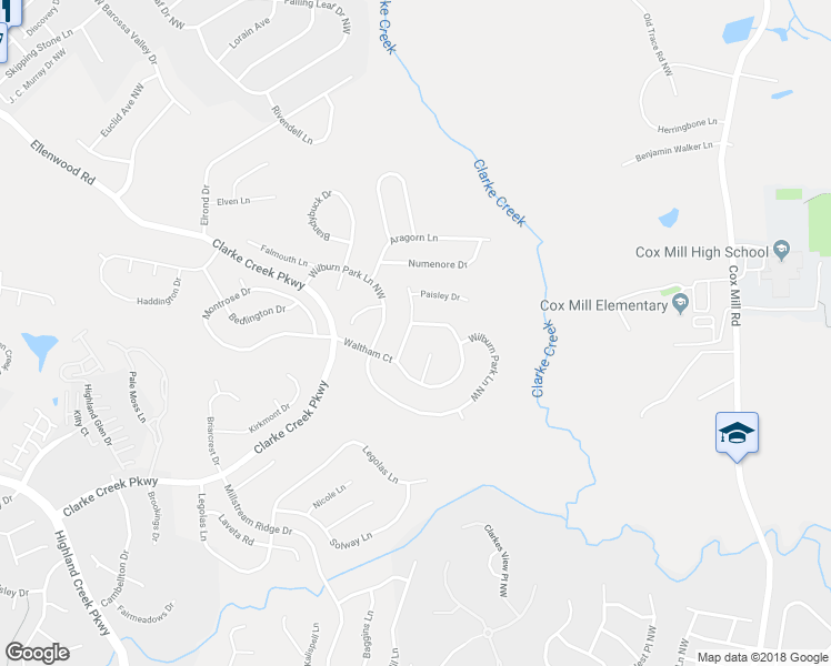 map of restaurants, bars, coffee shops, grocery stores, and more near 1507 Callender Lane in Charlotte