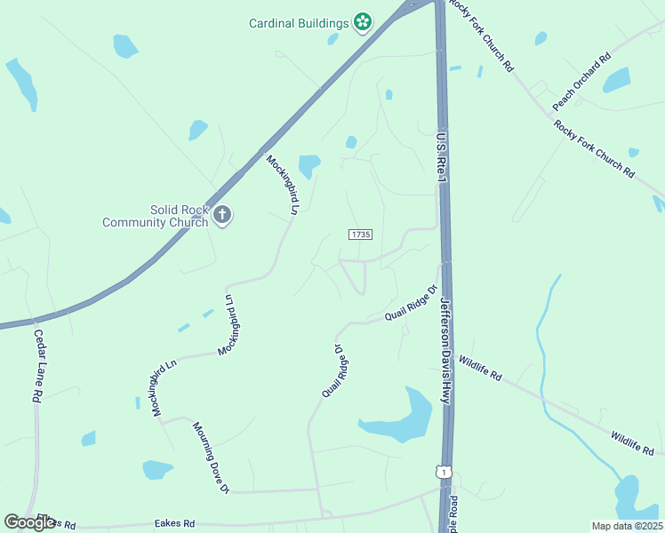 map of restaurants, bars, coffee shops, grocery stores, and more near 6004 Thrush Circle in Sanford