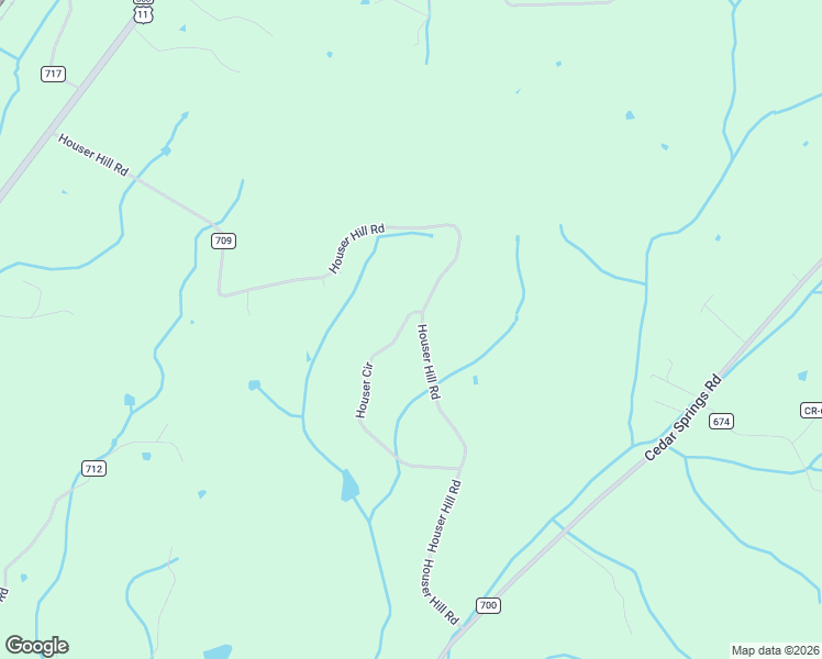 map of restaurants, bars, coffee shops, grocery stores, and more near 158-178 Houser Circle in Riceville
