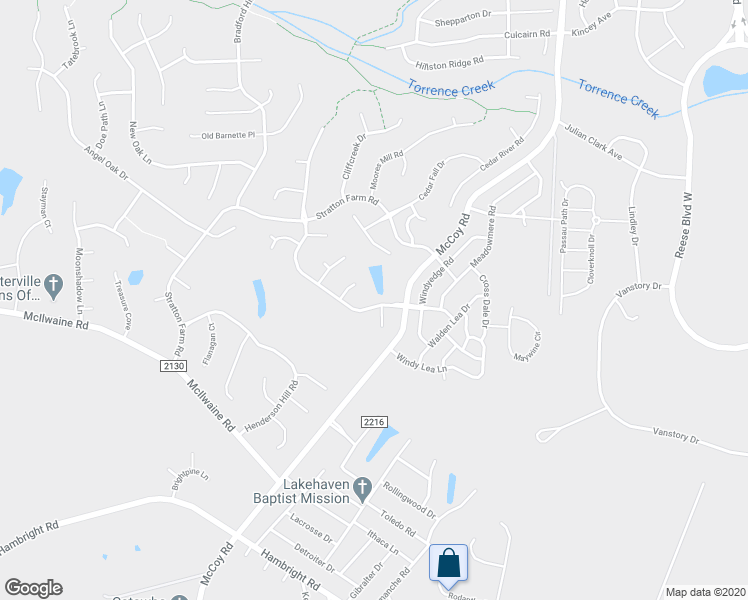 map of restaurants, bars, coffee shops, grocery stores, and more near 9337 Twin Trail Drive in Huntersville