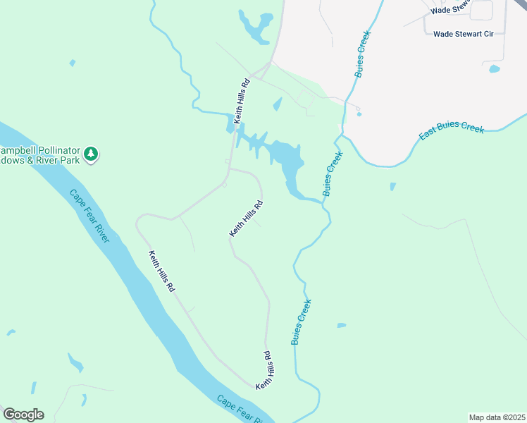 map of restaurants, bars, coffee shops, grocery stores, and more near 2268 Keith Hills Road in Lillington