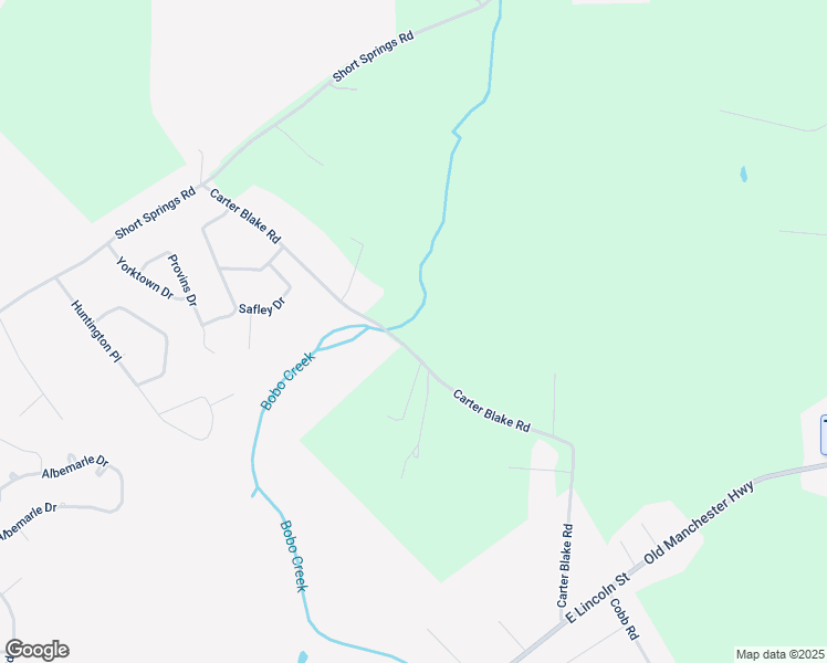 map of restaurants, bars, coffee shops, grocery stores, and more near 824 Carter Blake Road in Tullahoma