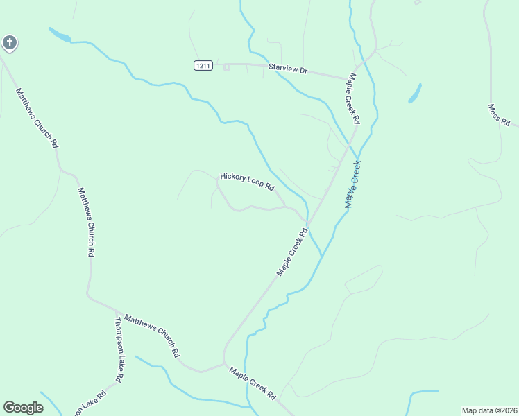 map of restaurants, bars, coffee shops, grocery stores, and more near 203 Hickory Loop Road in Rutherfordton