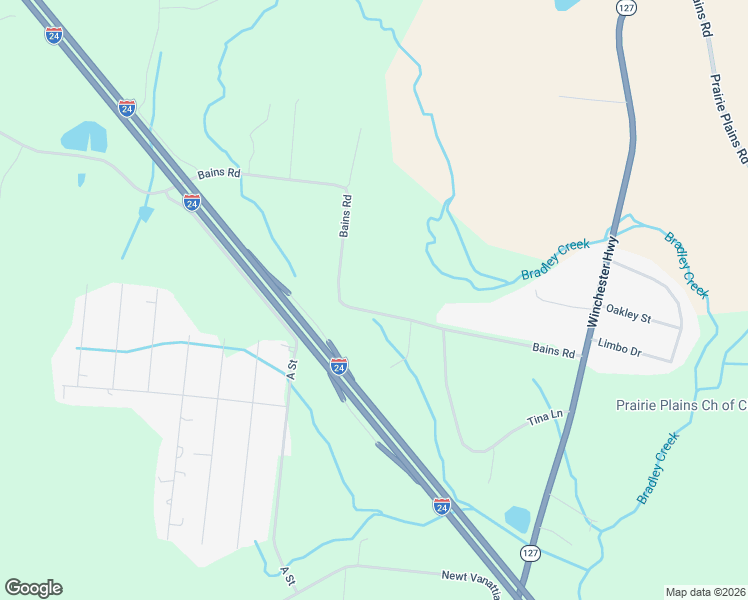 map of restaurants, bars, coffee shops, grocery stores, and more near 609 Bains Road in Hillsboro