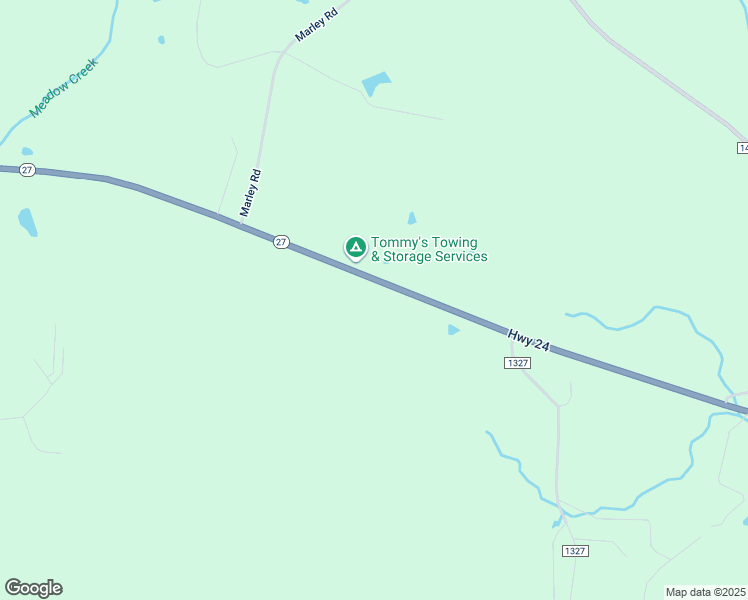 map of restaurants, bars, coffee shops, grocery stores, and more near 27 North Carolina 24 in Eagle Springs