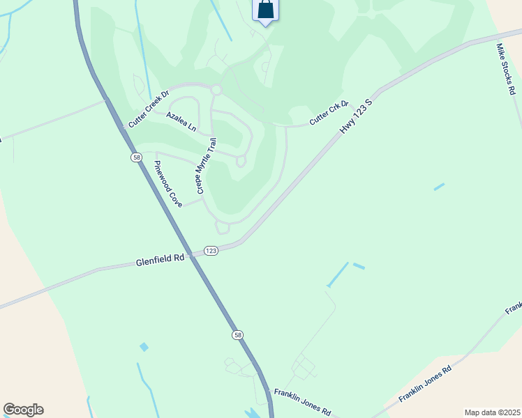 map of restaurants, bars, coffee shops, grocery stores, and more near 668 Crepe Myrtle Trail in Snow Hill