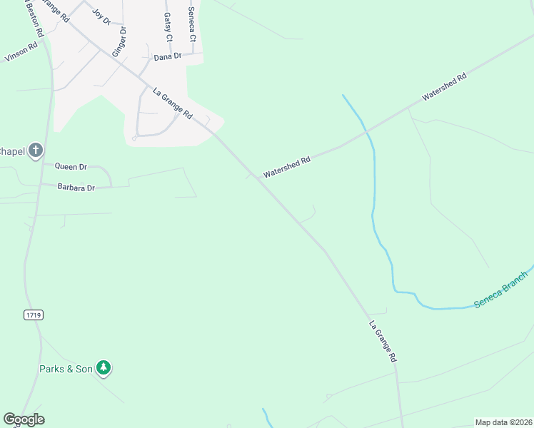 map of restaurants, bars, coffee shops, grocery stores, and more near 635 La Grange Road in La Grange