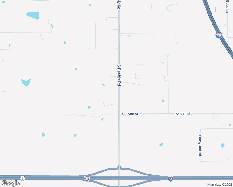 map of restaurants, bars, coffee shops, grocery stores, and more near 7063-7371 South Peebly Road in Oklahoma City