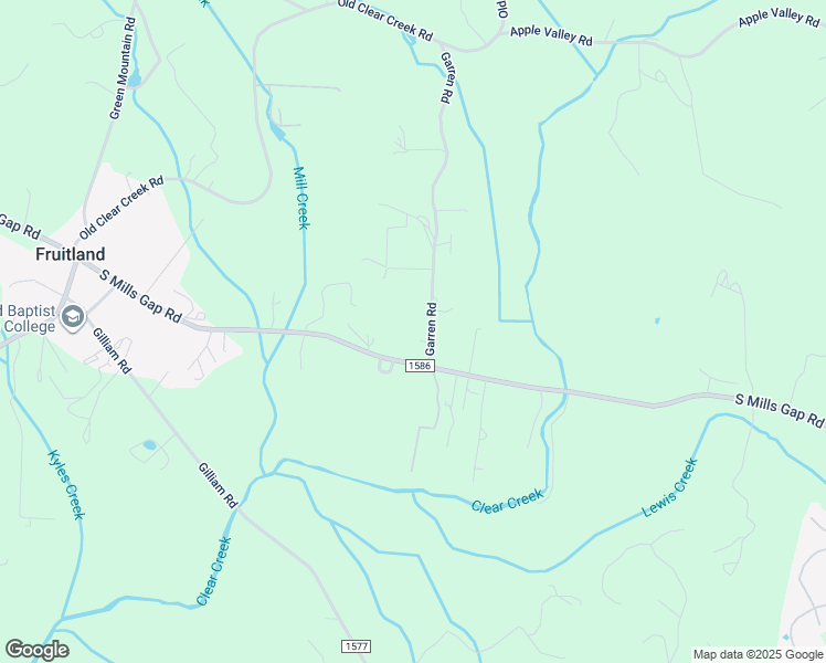 map of restaurants, bars, coffee shops, grocery stores, and more near 79 County Road 1576 in Hendersonville