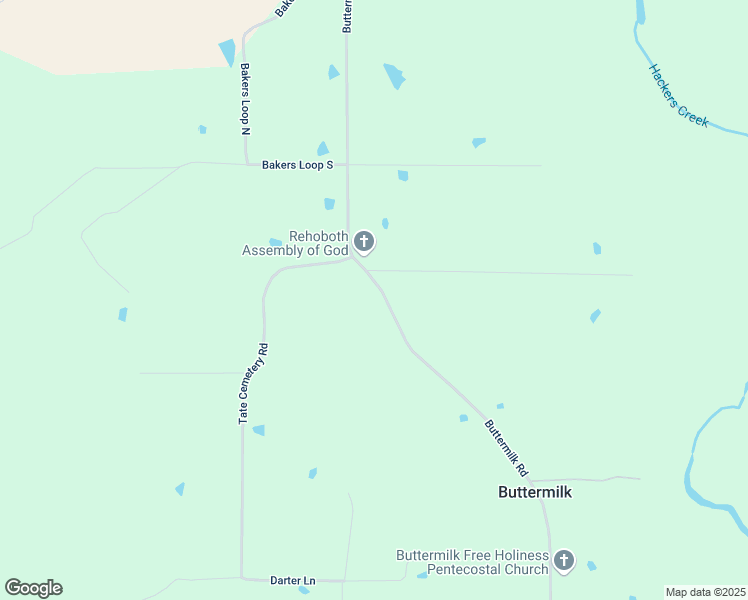 map of restaurants, bars, coffee shops, grocery stores, and more near 105 Shady Lane in Russellville