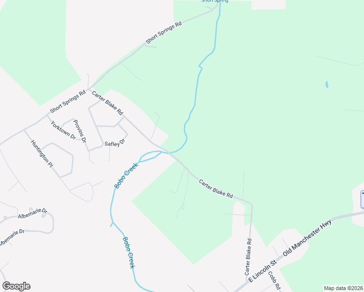 map of restaurants, bars, coffee shops, grocery stores, and more near 824 Carter Blake Road in Tullahoma