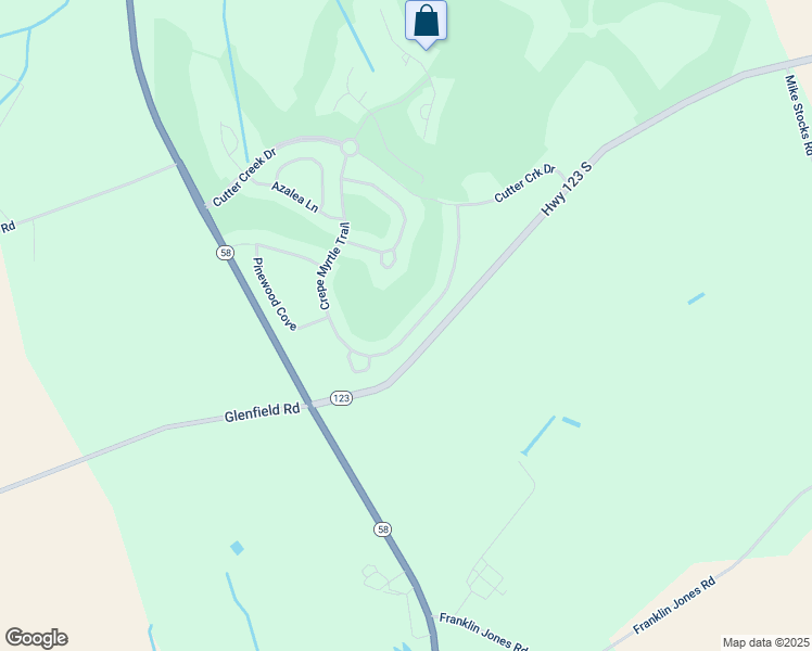 map of restaurants, bars, coffee shops, grocery stores, and more near 659 Crepe Myrtle Trail in Snow Hill