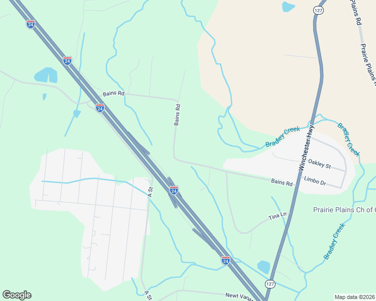 map of restaurants, bars, coffee shops, grocery stores, and more near 609 Bains Road in Hillsboro