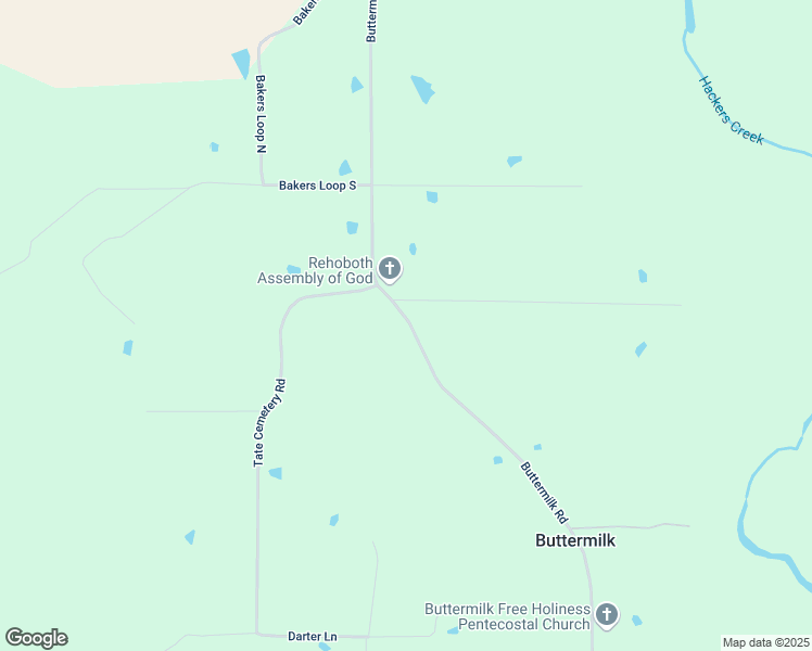 map of restaurants, bars, coffee shops, grocery stores, and more near 105 Shady Lane in Russellville