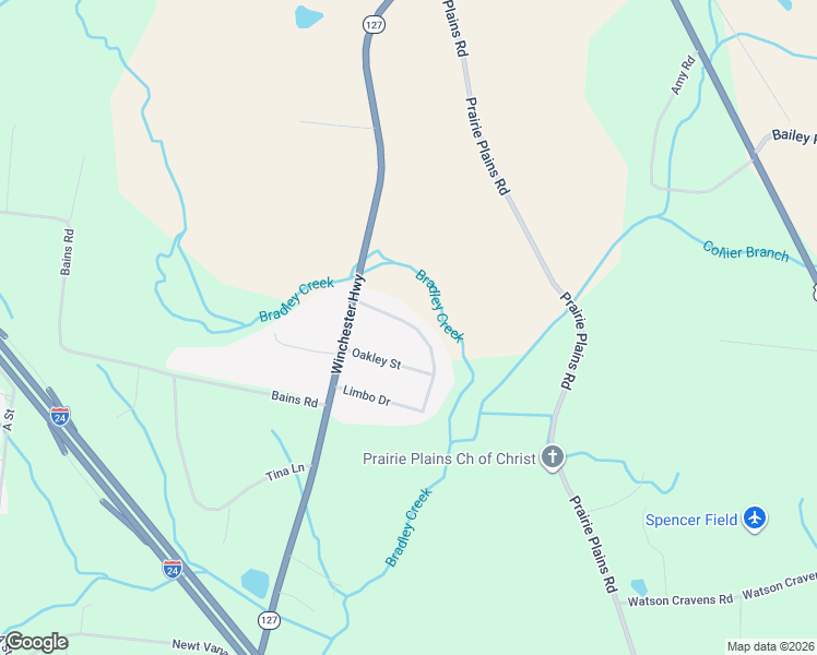 map of restaurants, bars, coffee shops, grocery stores, and more near 155 Limbo Drive in Hillsboro