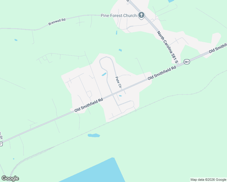 map of restaurants, bars, coffee shops, grocery stores, and more near 110 Mary Lane in Goldsboro