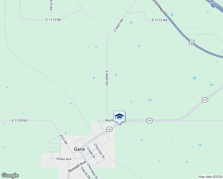 map of restaurants, bars, coffee shops, grocery stores, and more near in Gans
